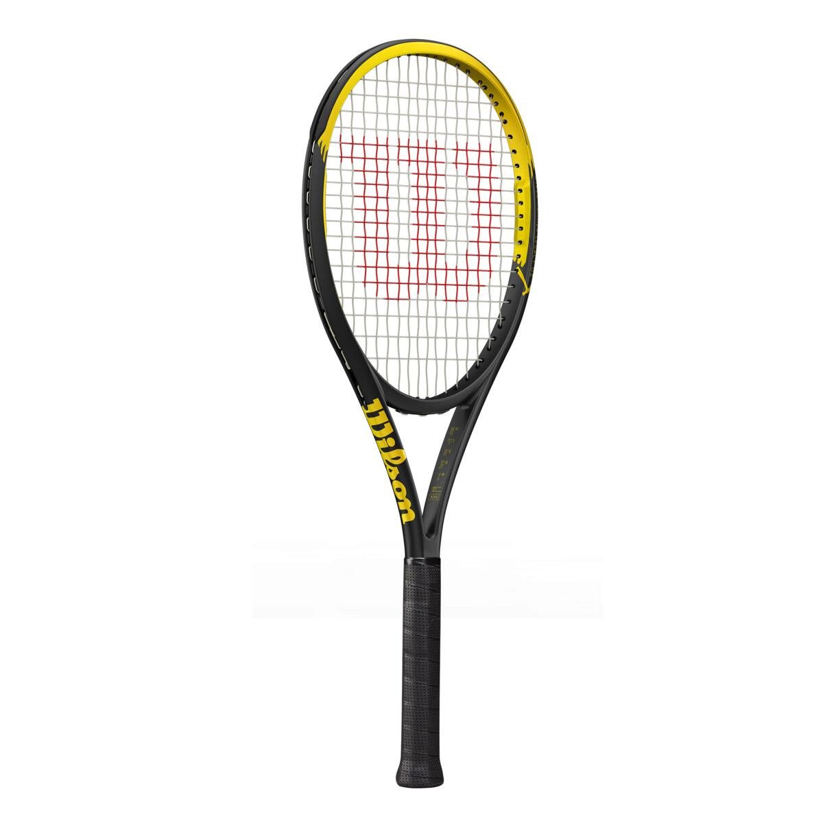 Tennisschläger Hyper Hammer Legacy Mid 103in/249g schwarz/gelb - besaitet -