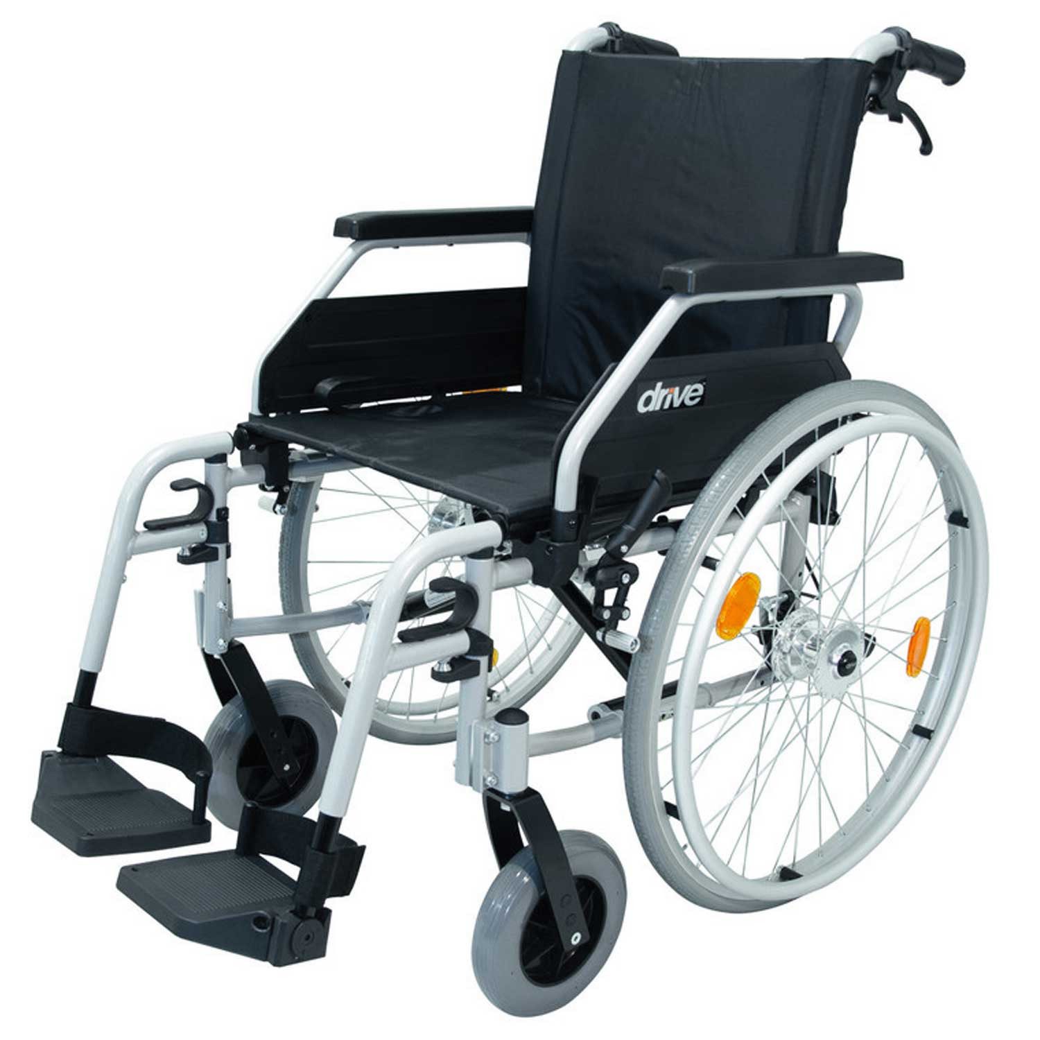 Drive Medical Rollstuhl Drive Medical Litec 2G Leichtgewichtrollstuhl 50 cm mit Trommelbremse, faltbar, mit Trommelbremse, Belastbarkeit 125 kg