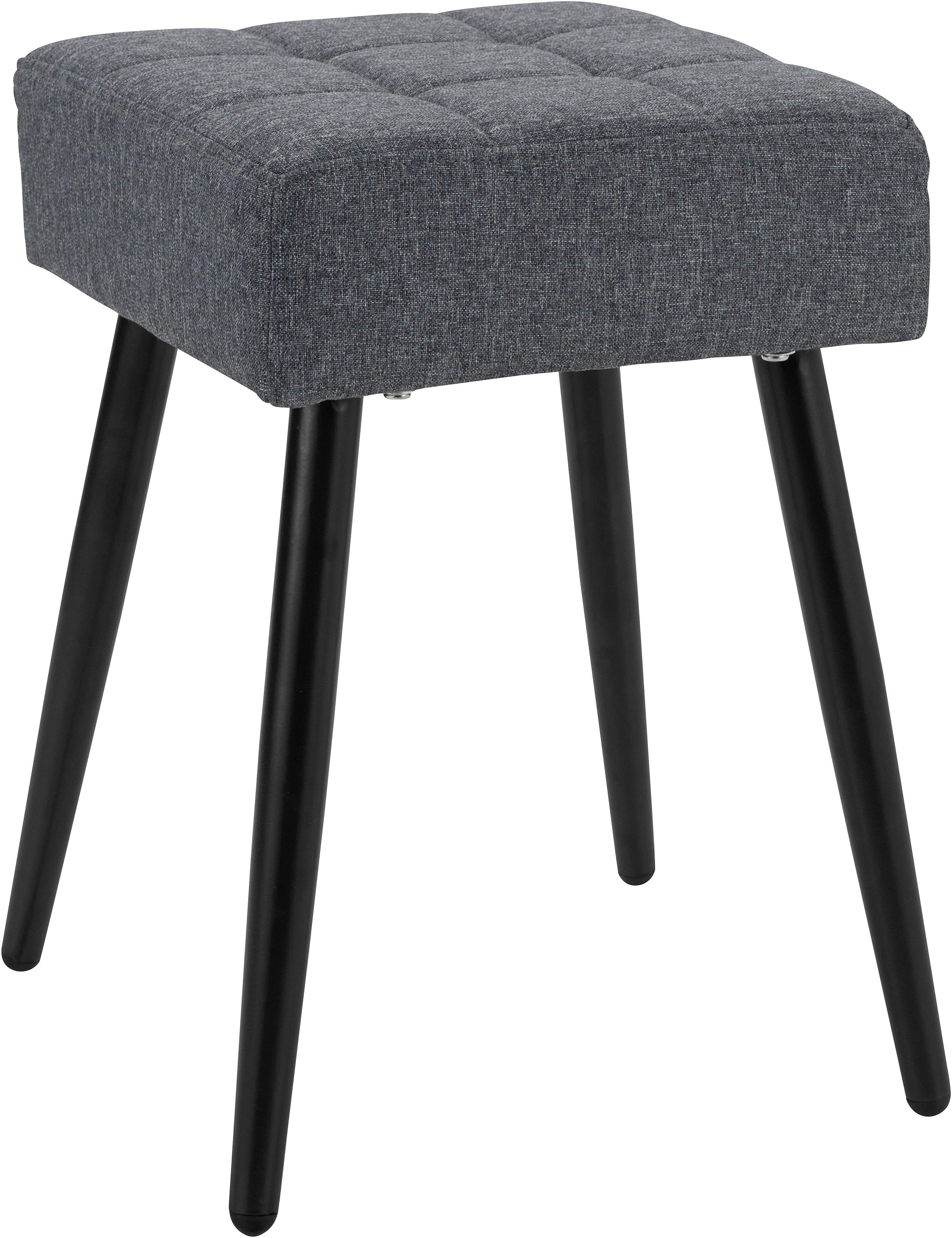 INOSIGN Hocker Louise (1 Anthrazit 32 St), quadratische cm in Sitzfläche