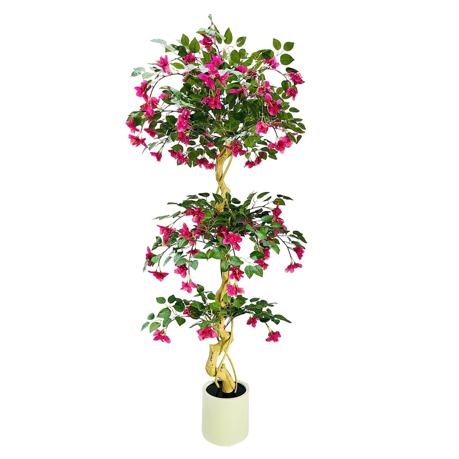 Kunstbaum Künstlicher Bougainvillea Baum Für Wohnzimmer Büro Garten, GarveeMore, Höhe 150 cm
