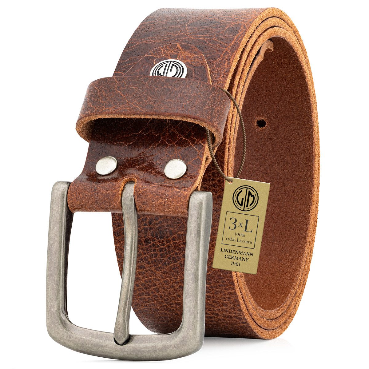 LINDENMANN Ledergürtel