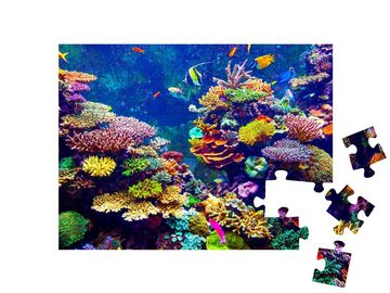 puzzleYOU Puzzle Korallenriff und tropische Fische, Singapur, 48 Puzzleteile, puzzleYOU-Kollektionen Korallen, Unterwasser