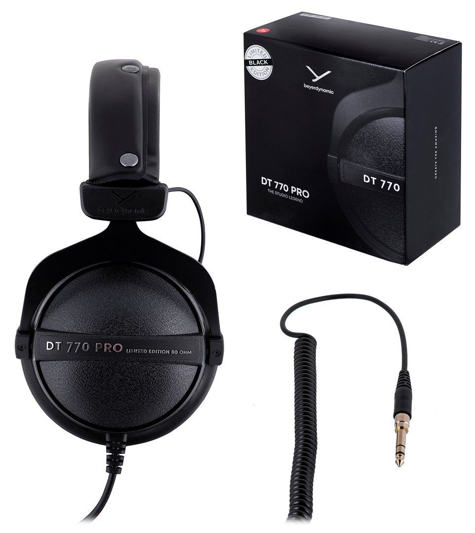 beyerdynamic 43000220 DT 770 Pro Black Limited Edition - Studiokopfhörer Kopfhörer