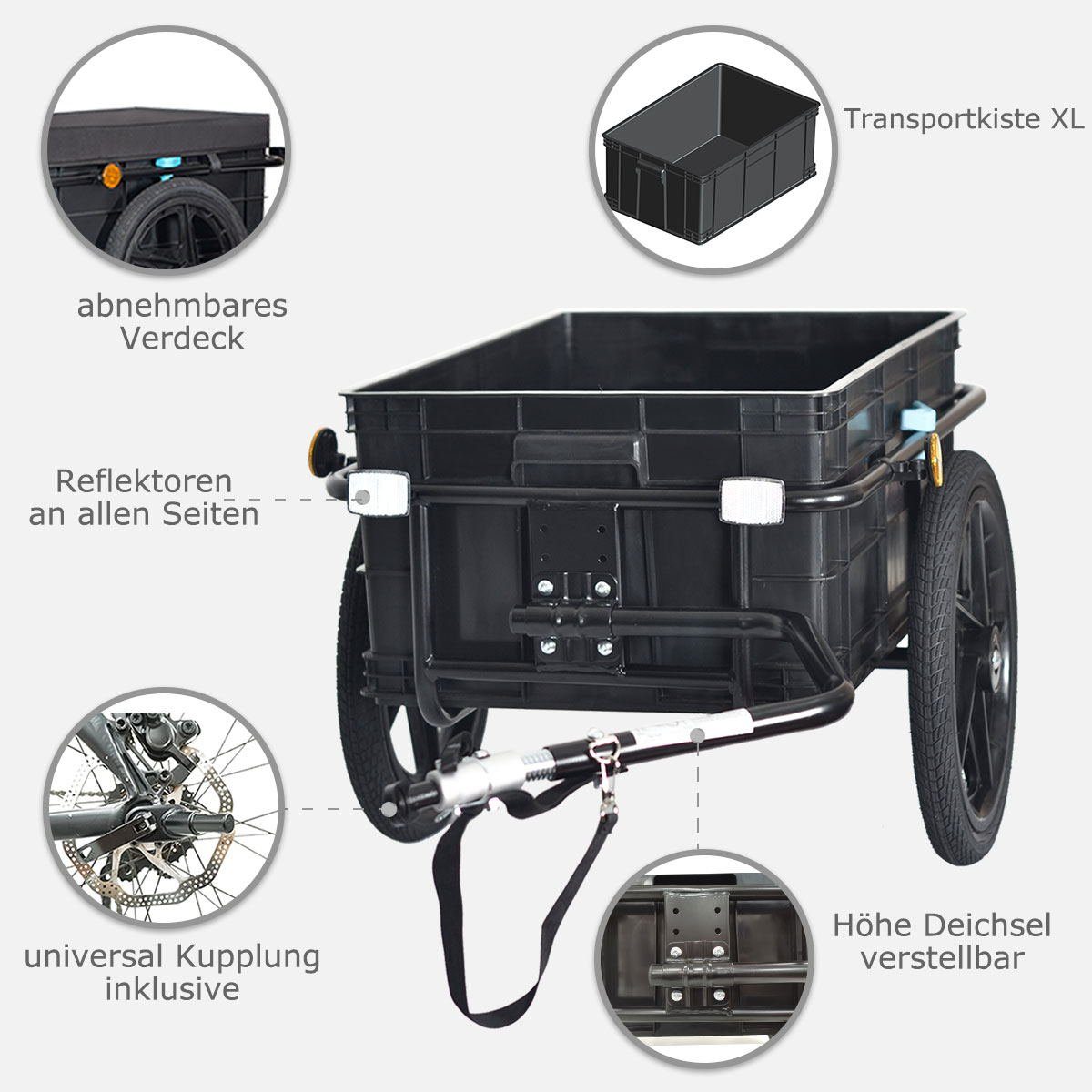 TIGGO bicycle cargo trailers, cargo trailers & handcarts, bicycle trailers, transport trailers