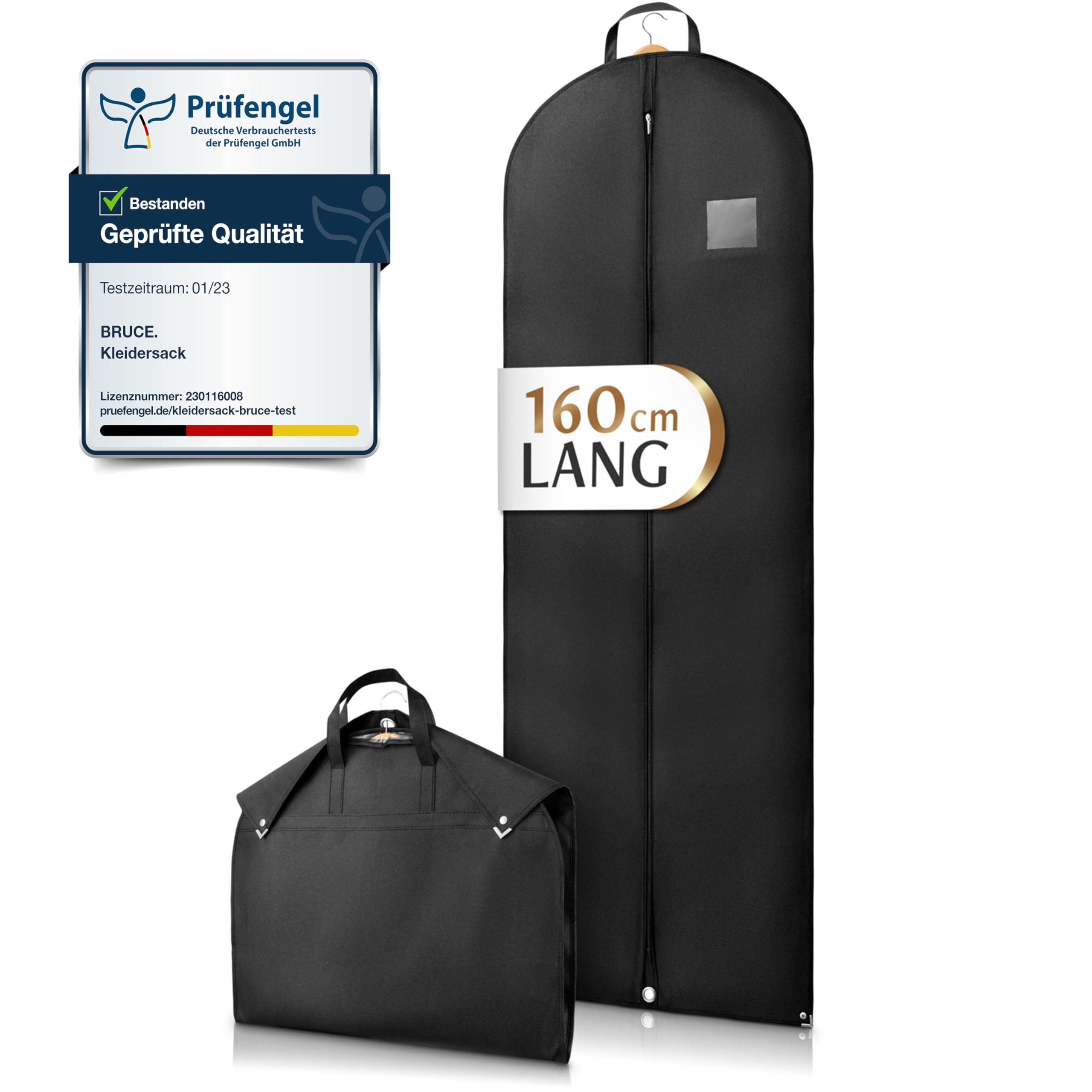 Bruce Kleidersack Optimierte Materialstärke von 120 GSM (Hochwertige Kleiderhülle für Anzug und Kleid) Atmungsaktive Anzugtasche für Reisen