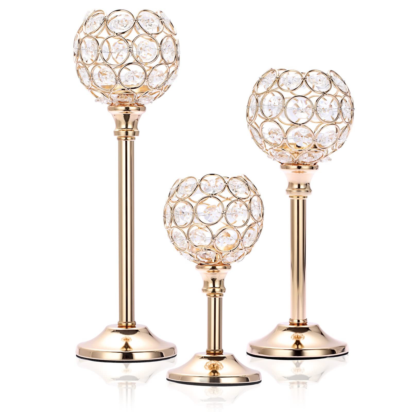 Coonoor Kerzenständer 3er-Set Kerzenhalter, vintage, Teelichthalter günstig online kaufen