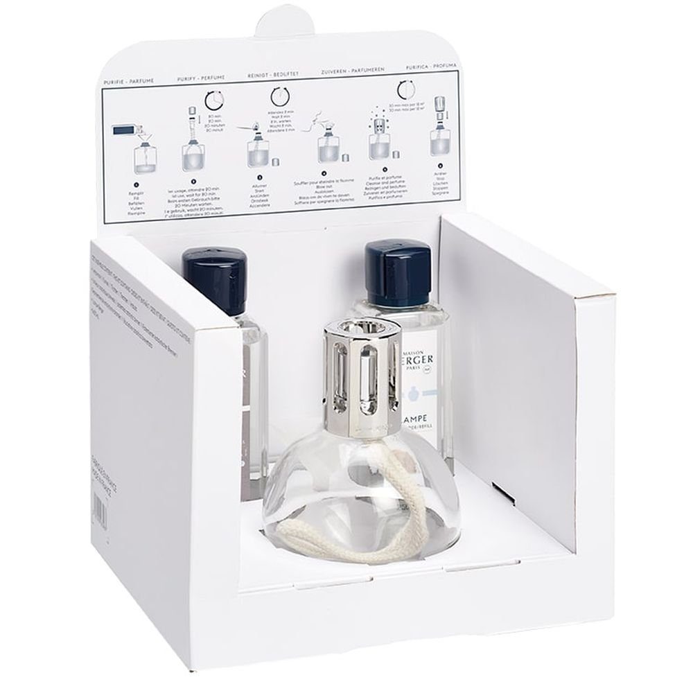MAISON BERGER PARIS Duftlampe Geschenkset Essentielle Rund Zarte Baumwollbl günstig online kaufen