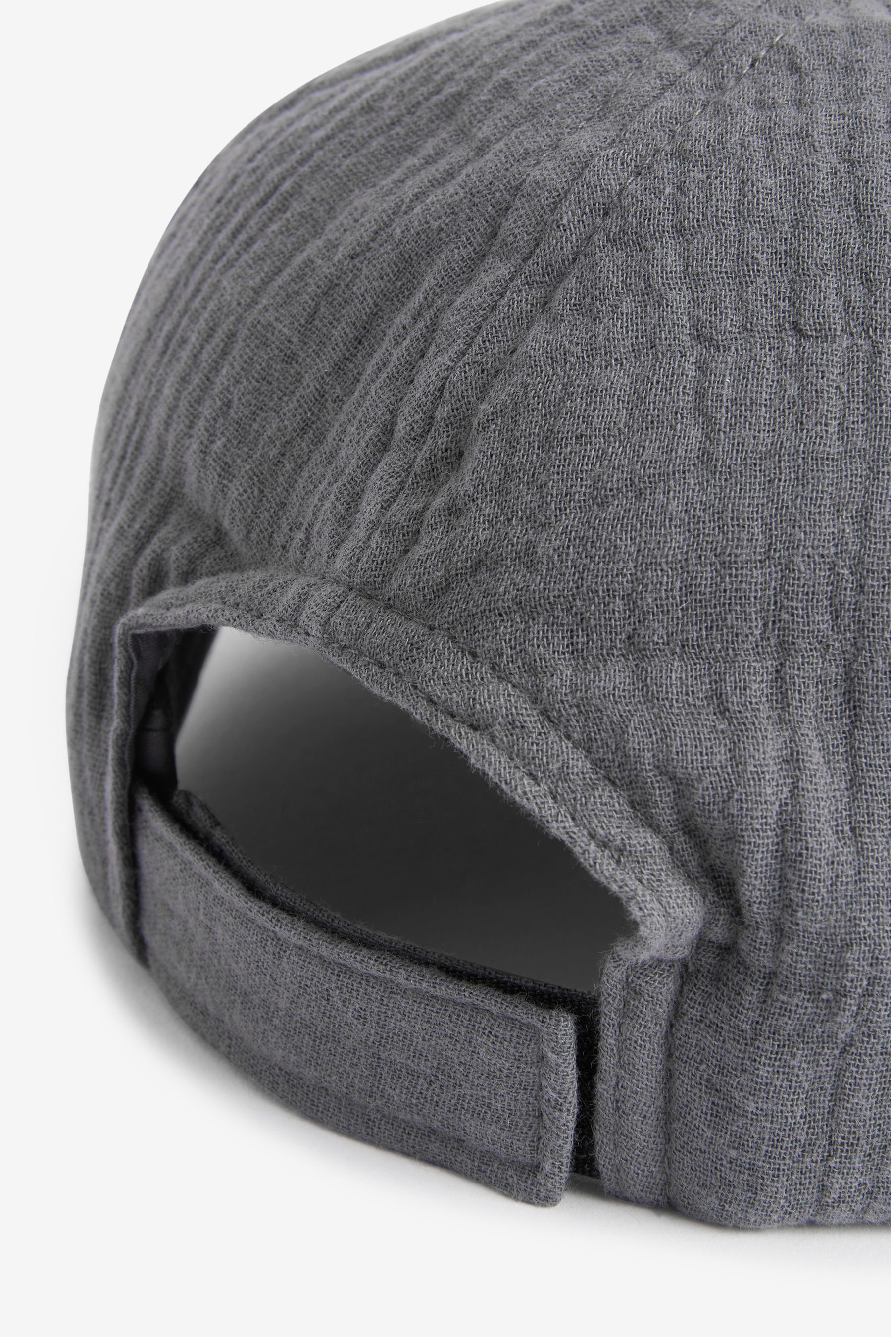 Next Baseball Charcoal Puffmütze Stoff aus Grey (1-St) Cap