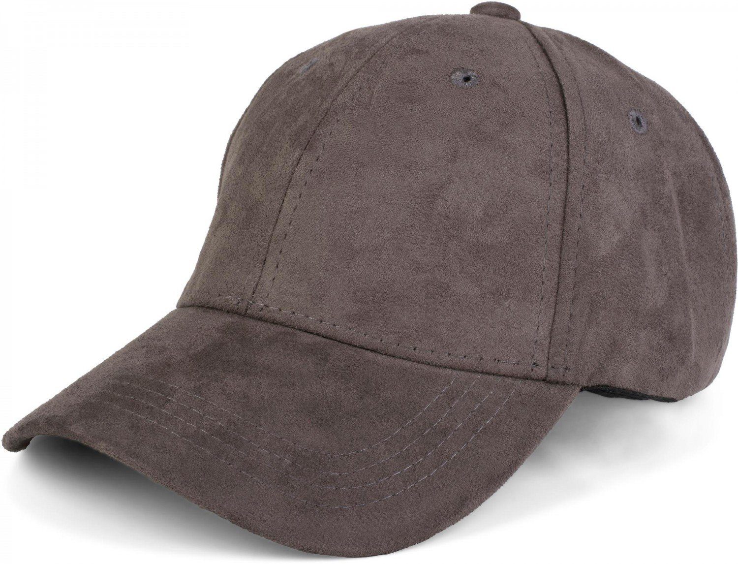 styleBREAKER Baseball Cap Cap in Wildleder Optik (1-St)