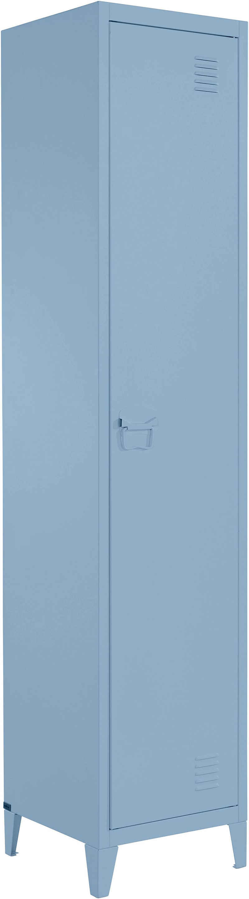 andas Hochschrank »Jensjorg« Hochschrank aus pflegeleitem Metall in minimalistishes Design, mit 2 x Einlegeböden hinter der Tür, in verschiedenen Farbvarianten erhältlich, Höhe 180 cm