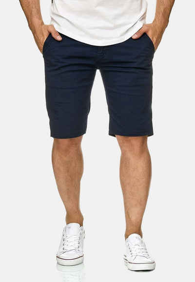 Egomaxx Chinoshorts Chino Capri Shorts Kurze Bermuda Sommer Hose Fredy & Roy (1-tlg) 2300 in Dunkelblau