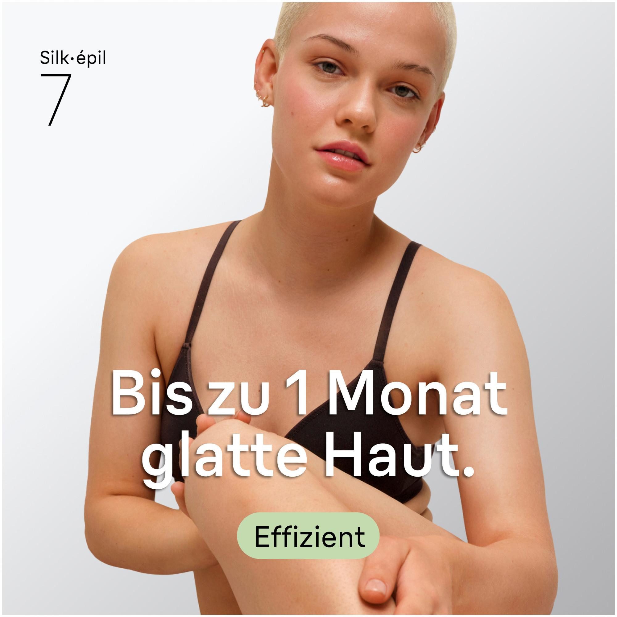 Braun Epilierer 7-000, Effizienter Epilierer mit breitem Kopf für Nass & Trocken