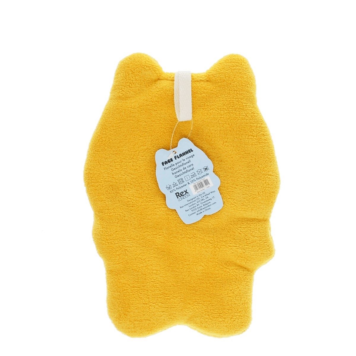 Rex London Waschlappen Waschtuch aus Flanell, flauschig & saugfähig, mit Aufhängeschlaufe