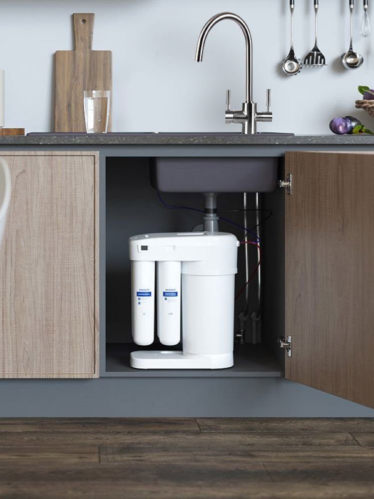 AQUAPHOR Wasserfilter RO 50S Membranfilter mit 0,01 µm. Filtration, Zubehör für Umkehrosmose-Anlagen DWM 101S, DWM-31, Filtert und enthärtet das Wasser
