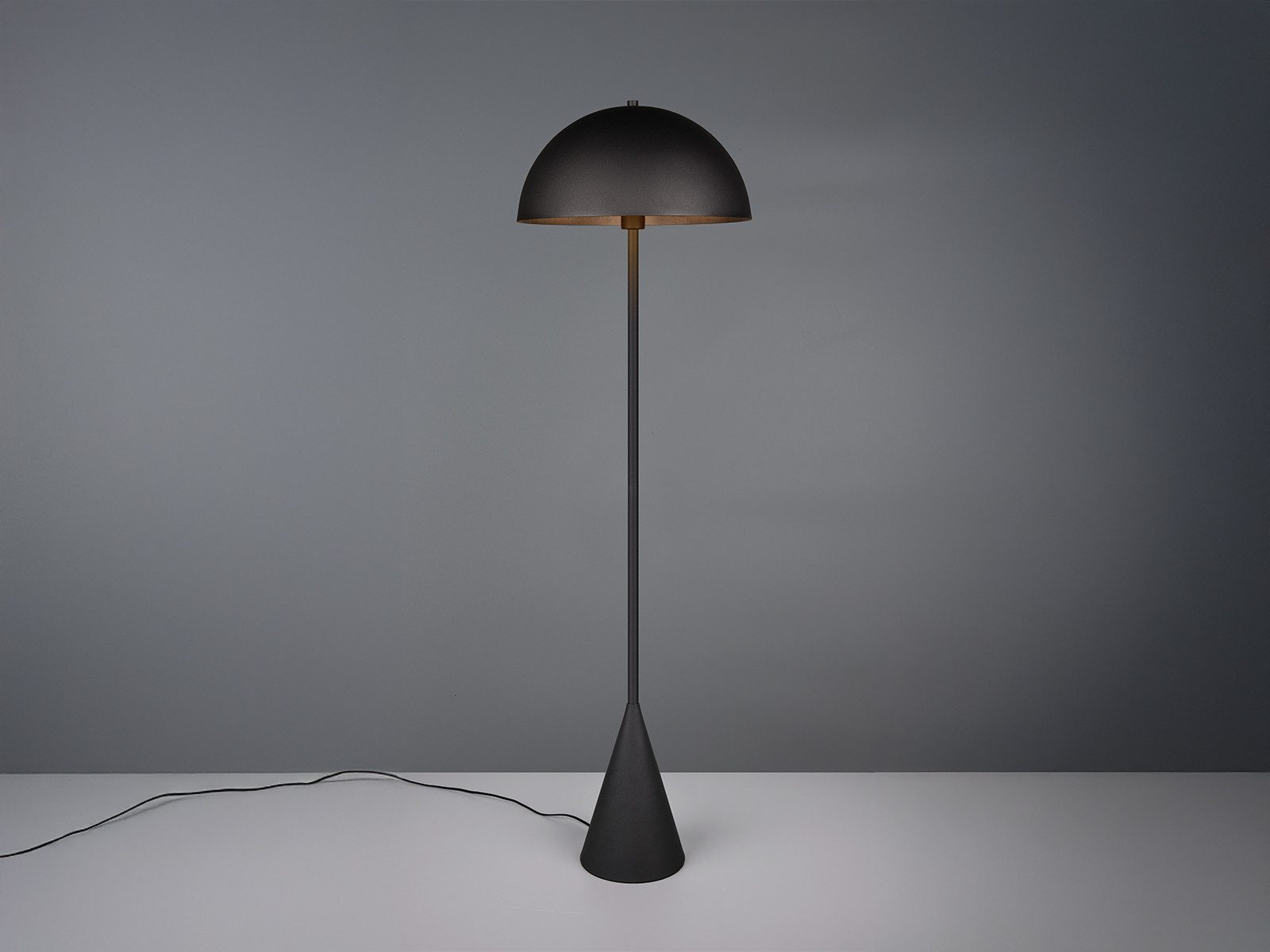 TRIO Leuchten LED Stehlampe, Dimmfunktion, LED wechselbar, Warmweiß, kleine coole Pilz-lampe stehend für Zimmer Ecke, Höhe 130cm