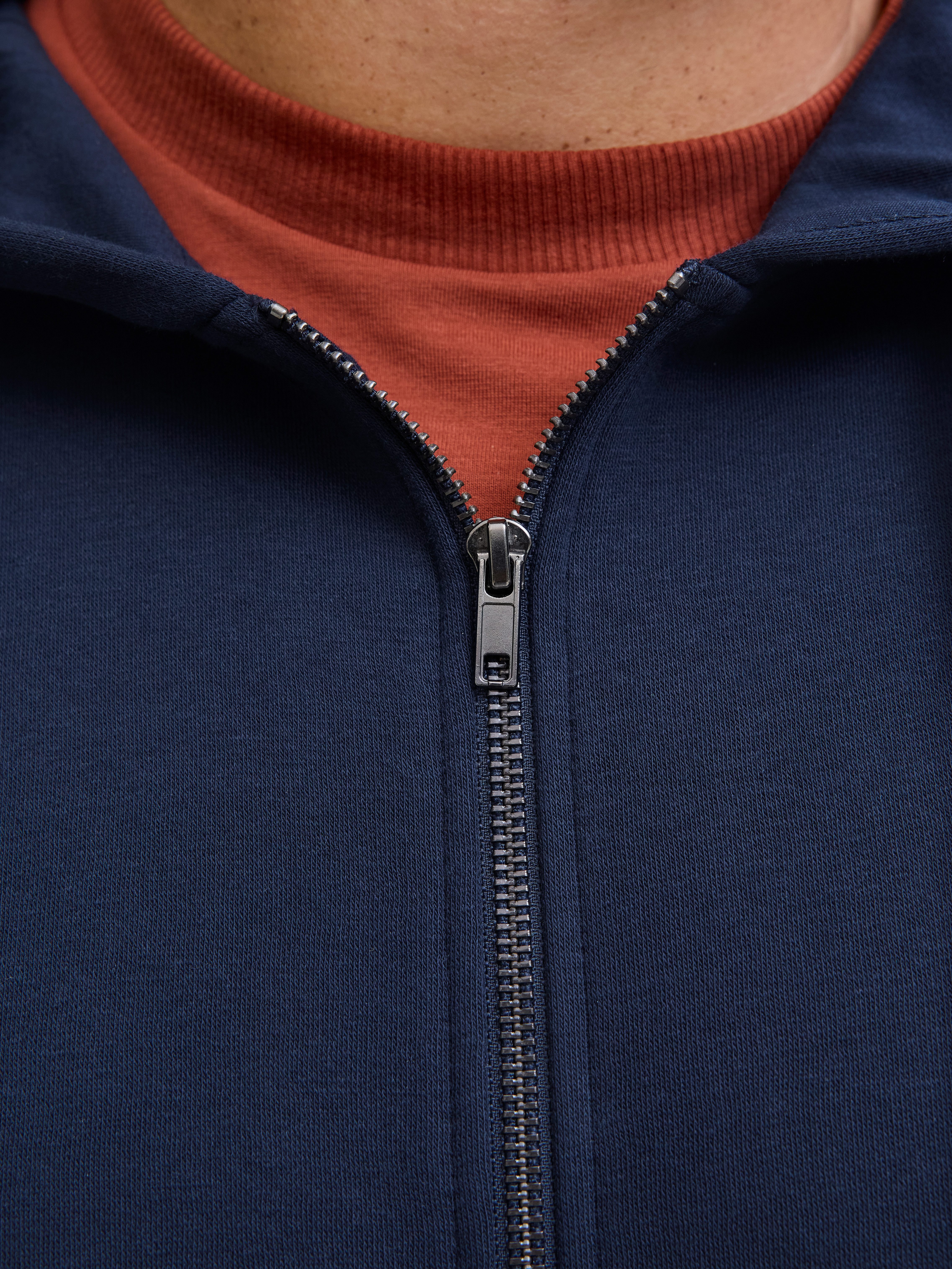 Jack & Jones PlusSize Kapuzensweatshirt JJELOGO SWEAT ZIP HOOD 2 COL AW25 PLS