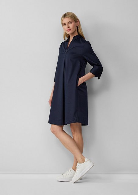 s.Oliver BLACK LABEL Minikleid Ausgestelltes Tunikakleid mit 3/4-Ärmeln günstig online kaufen