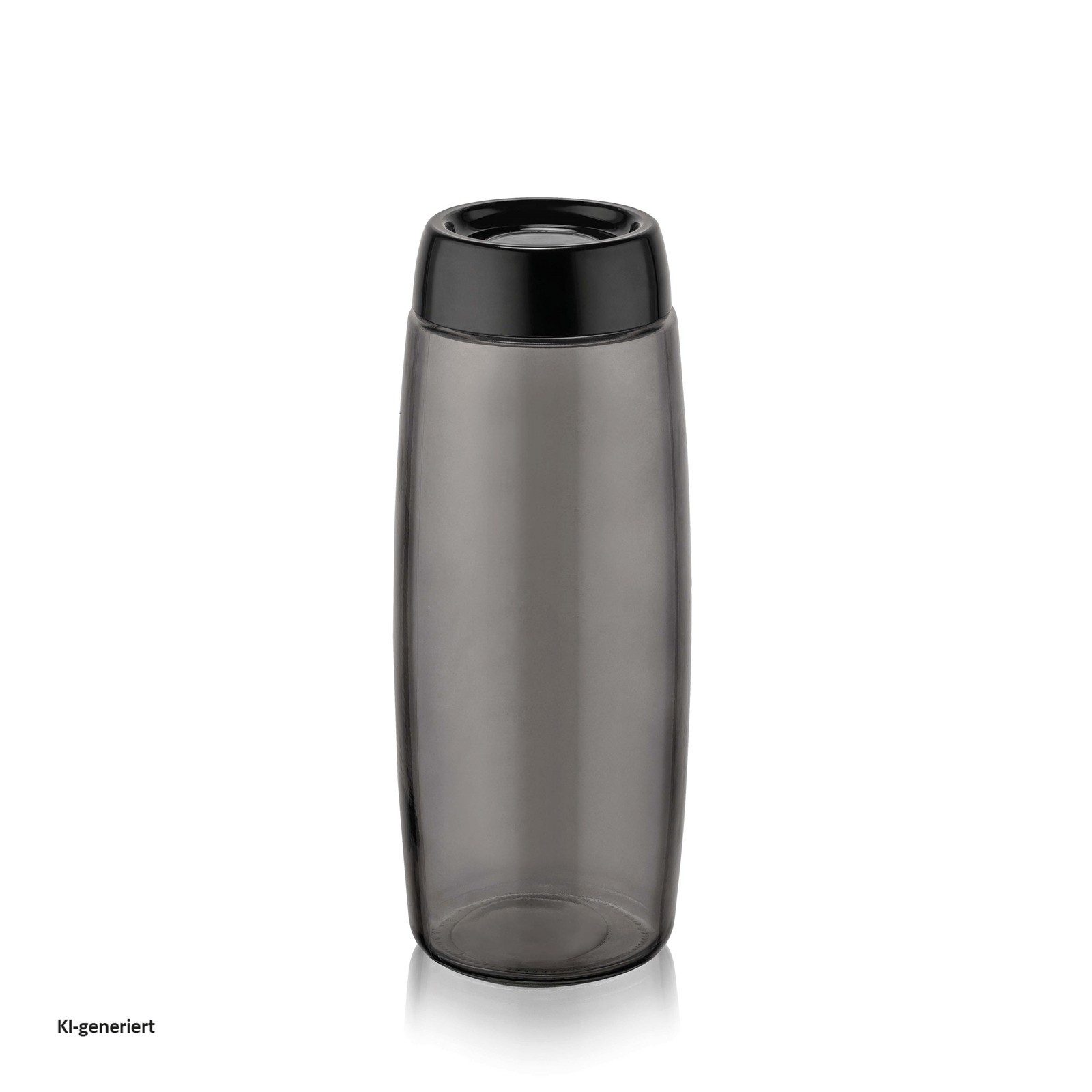 Michelino Vorratsglas Vorratsglas 1,6 Liter Anthrazit Transparent, Kunststoff, (Stück, 1-tlg., 1 Dose mit Deckel), für Trockenlebensmittel