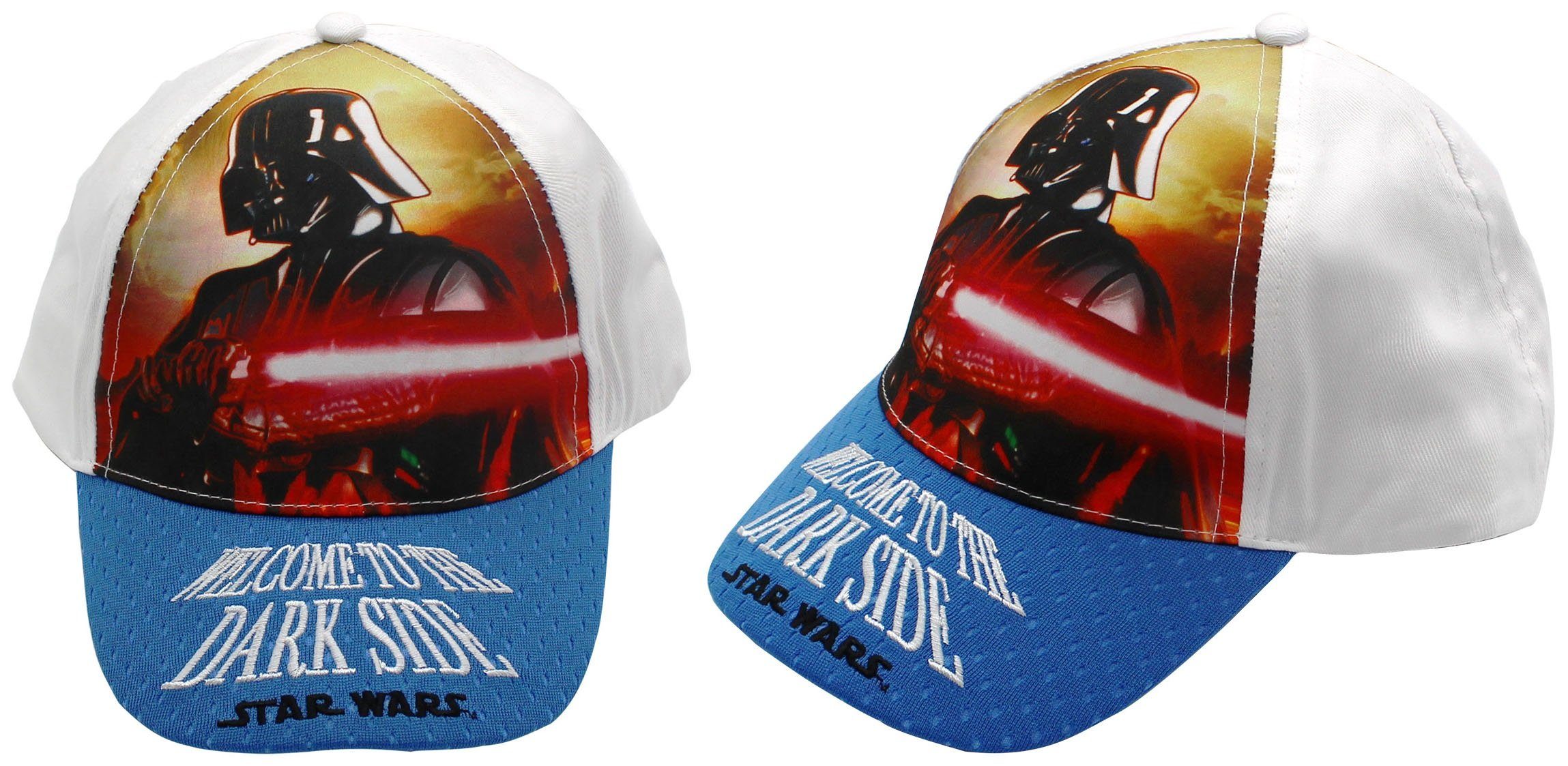 Schirmmütze Kappe Star Wars "Welcome To The Dark Side" Weiß 52