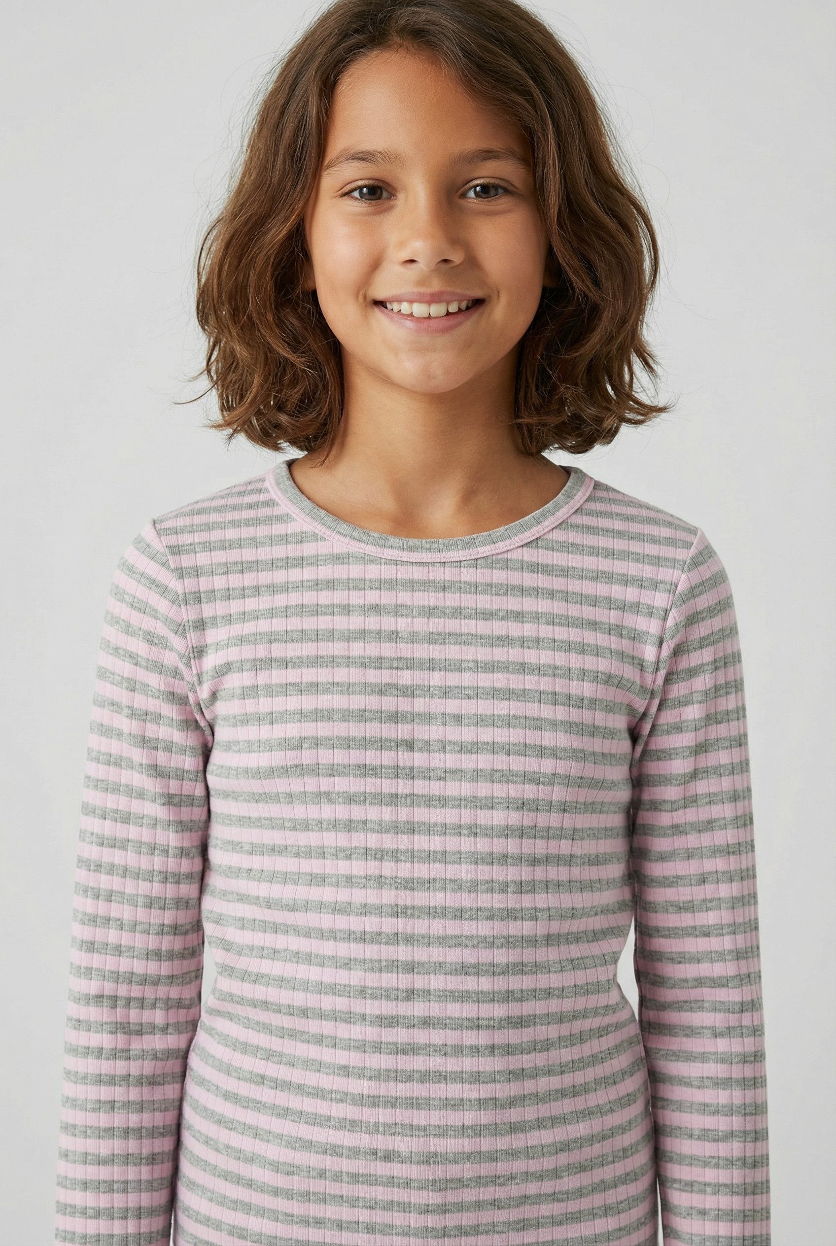 Name It Langarmshirt NKFSURAJA XSL LS TOP NOOS toller Ringel-Look in gerippter Qualität
