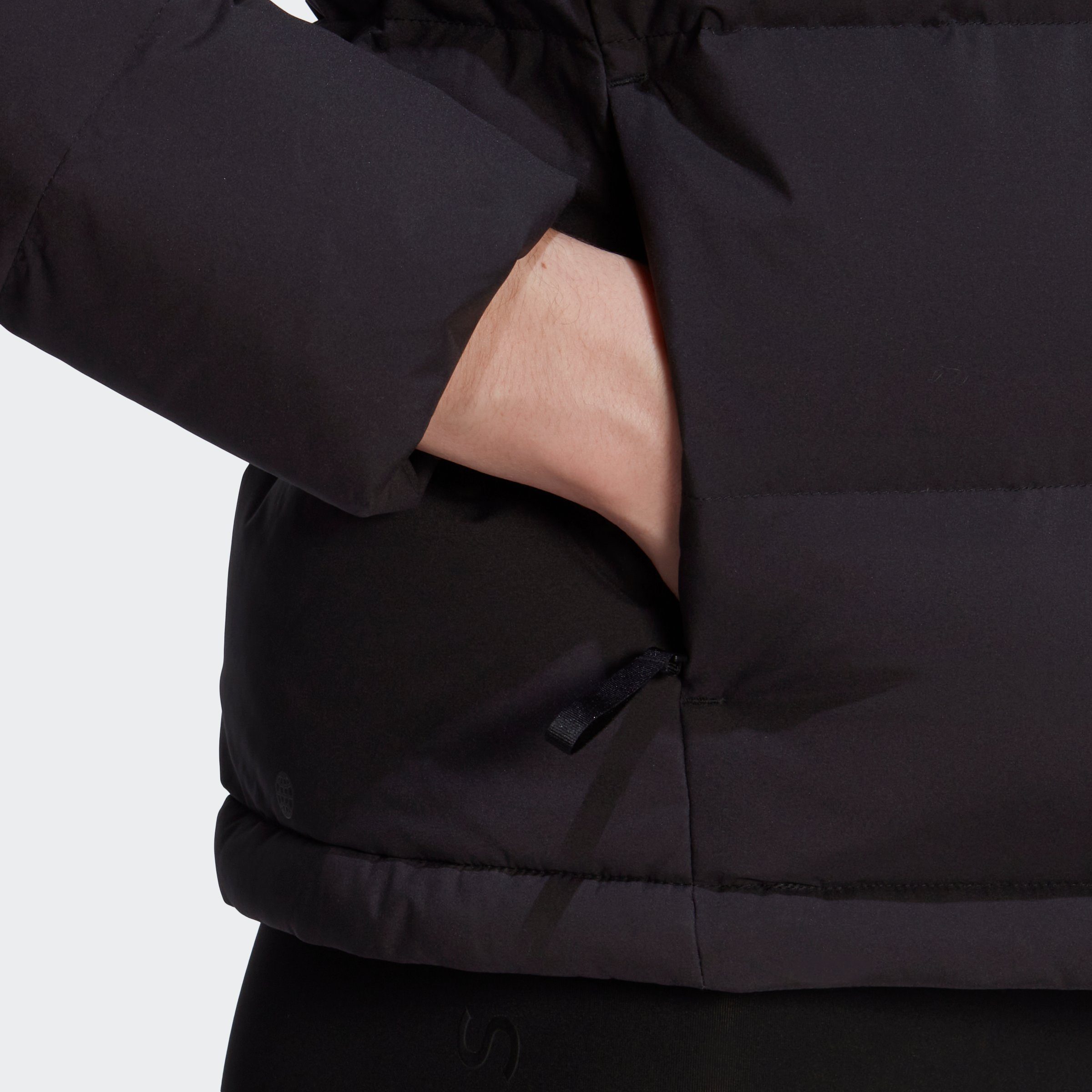 RELAXED DAUNENJACKE Sportswear Outdoorjacke schwarz HELIONIC adidas