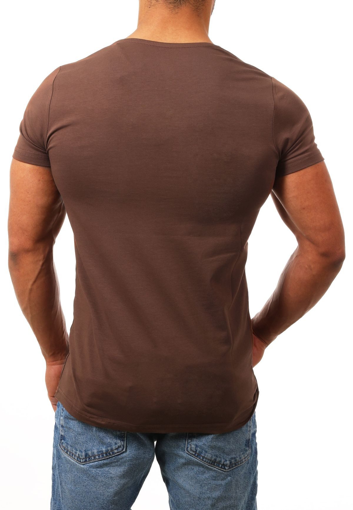 Young & Rich T-Shirt Herren Uni Basic rundhals Ausschnitt Unterziehshirt 17 günstig online kaufen