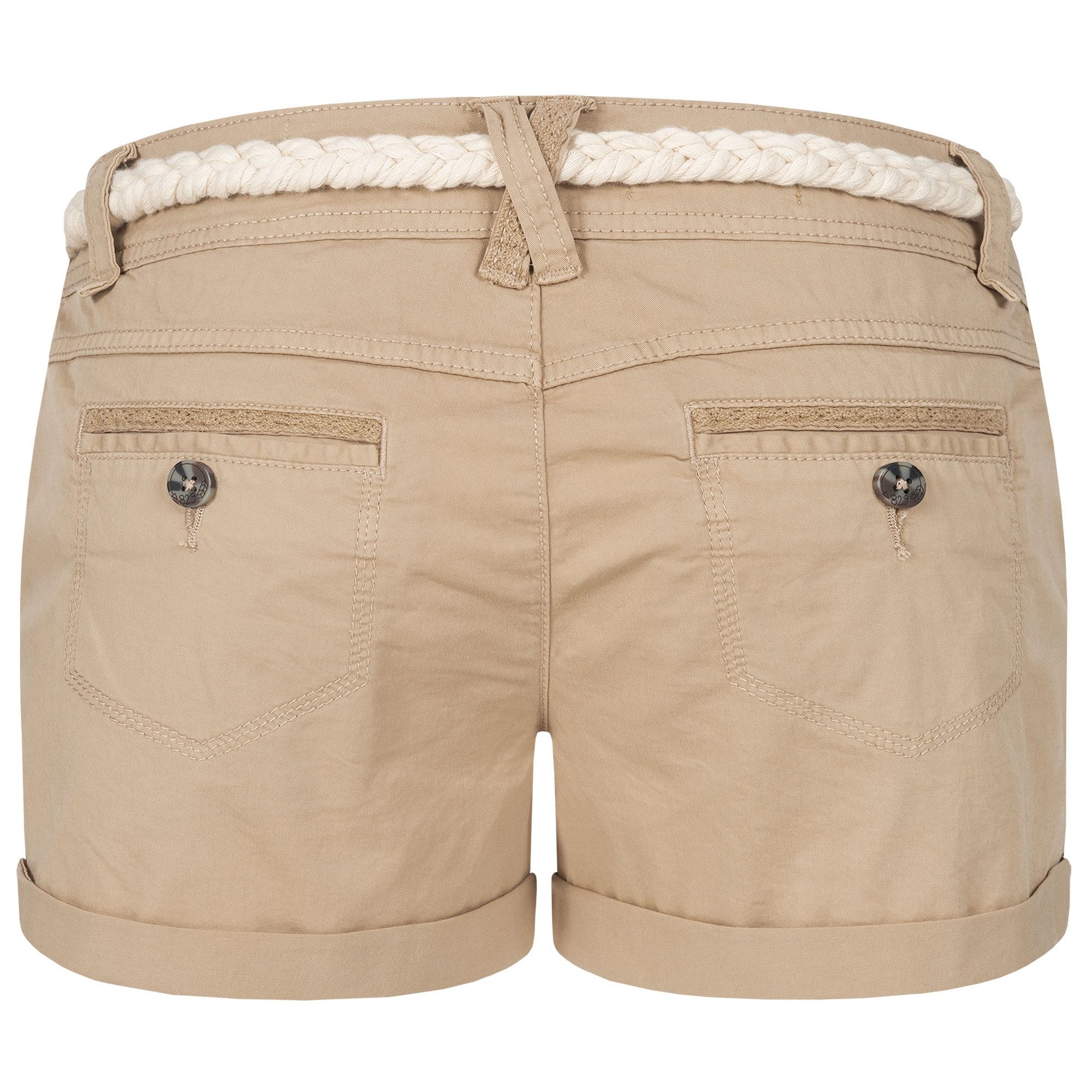 SUBLEVEL Shorts Damen Bermudas kurze Hose Baumwolle Hotpants Chino Sommer H günstig online kaufen