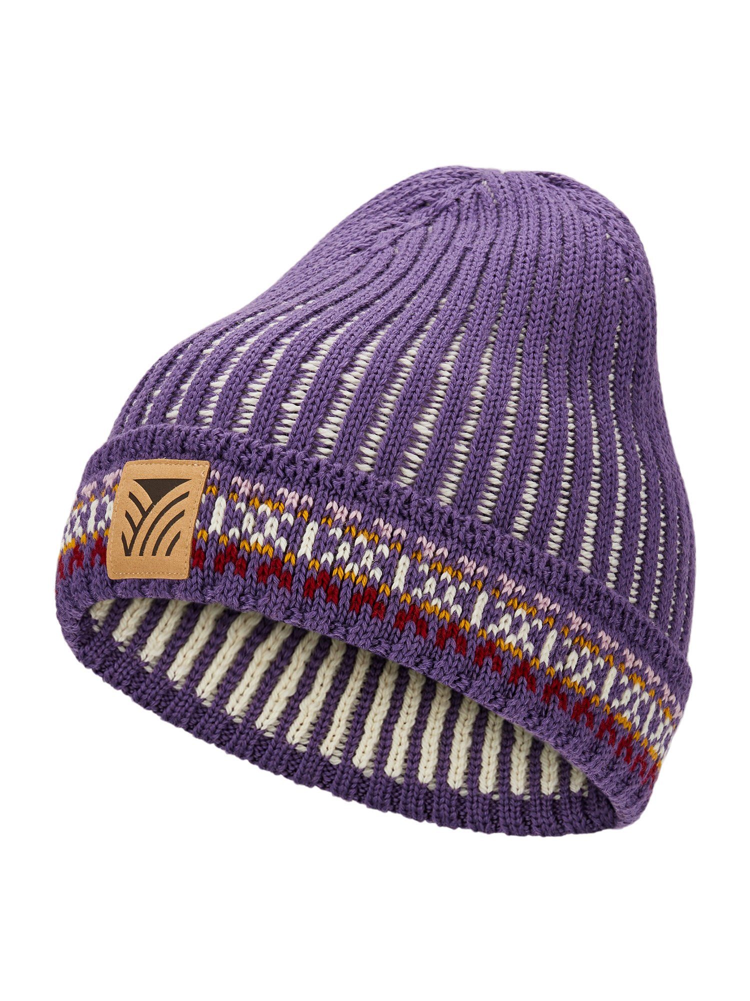 - Beanie 1994 - Accessoires Dale Norway Purple Offwhite Hat Dale Light of Dark Of Purple Norway