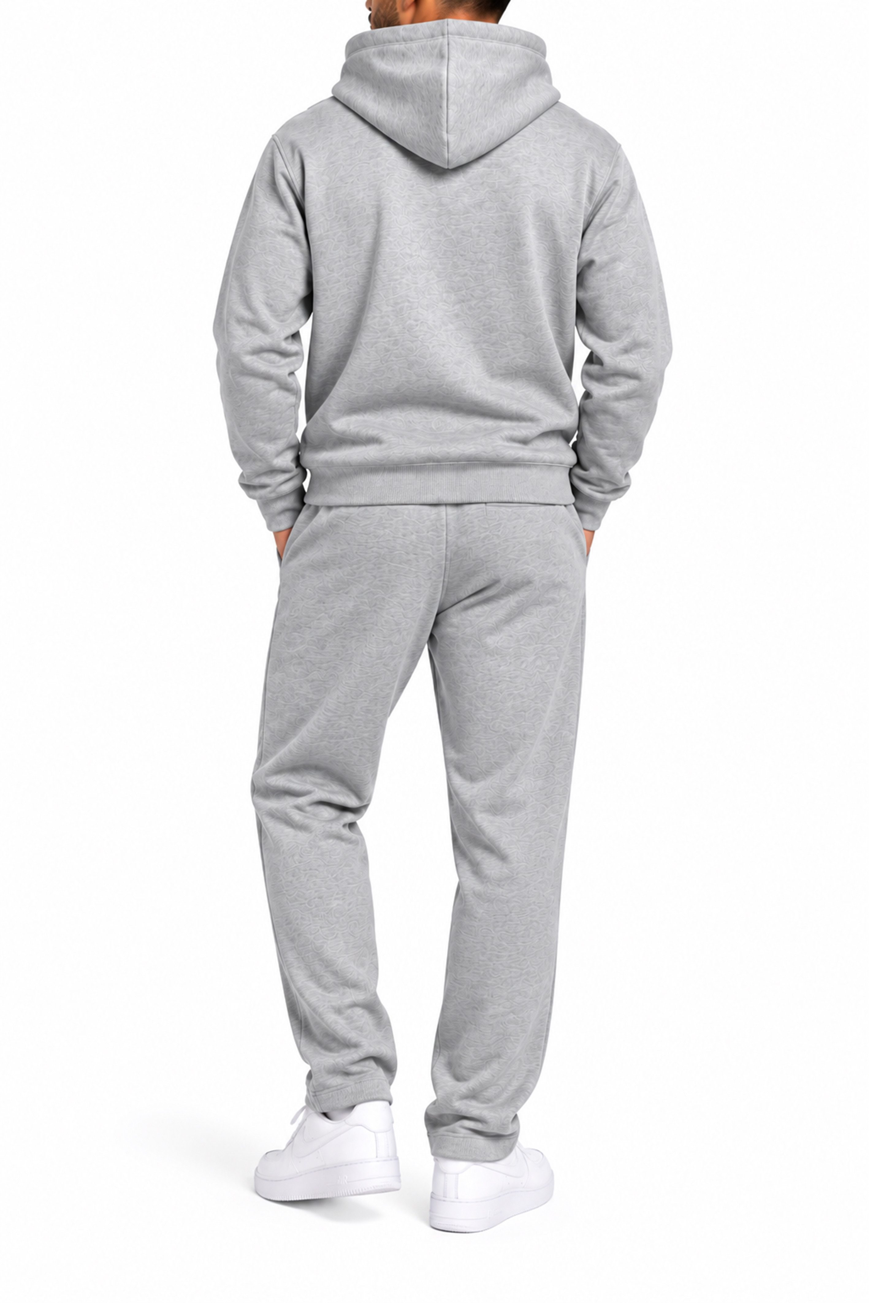 Banco Freizeitanzug Herren 2- teilig Trainingsanzug- Hoodie mit Kapuze und Sweatpant, zweiteilig mit Hoodie, Jogginghose, Kordelzug und Seitentaschen – Bild 2 von 2