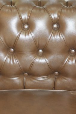 JVmoebel Chesterfield-Sofa Chesterfield Sofagarnitur 2 Sitzer Sofa Polstersofa Sofort