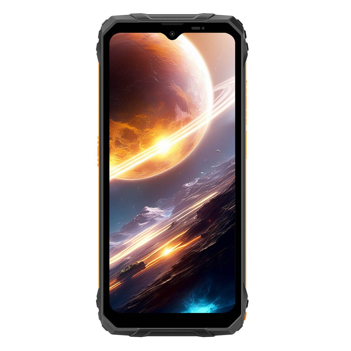 blackview Outdoor Smartphone FORT 1 – 6,56" HD+, Dual-Kamera, 10000 mAh Akku Handy (16.66 cm/6.56 Zoll, 256 GB Speicherplatz, 16 MP Kamera, Seitlicher Fingerabdruck, NFC, FM-Radio, OTG, RGB LED, AI-Kamera)