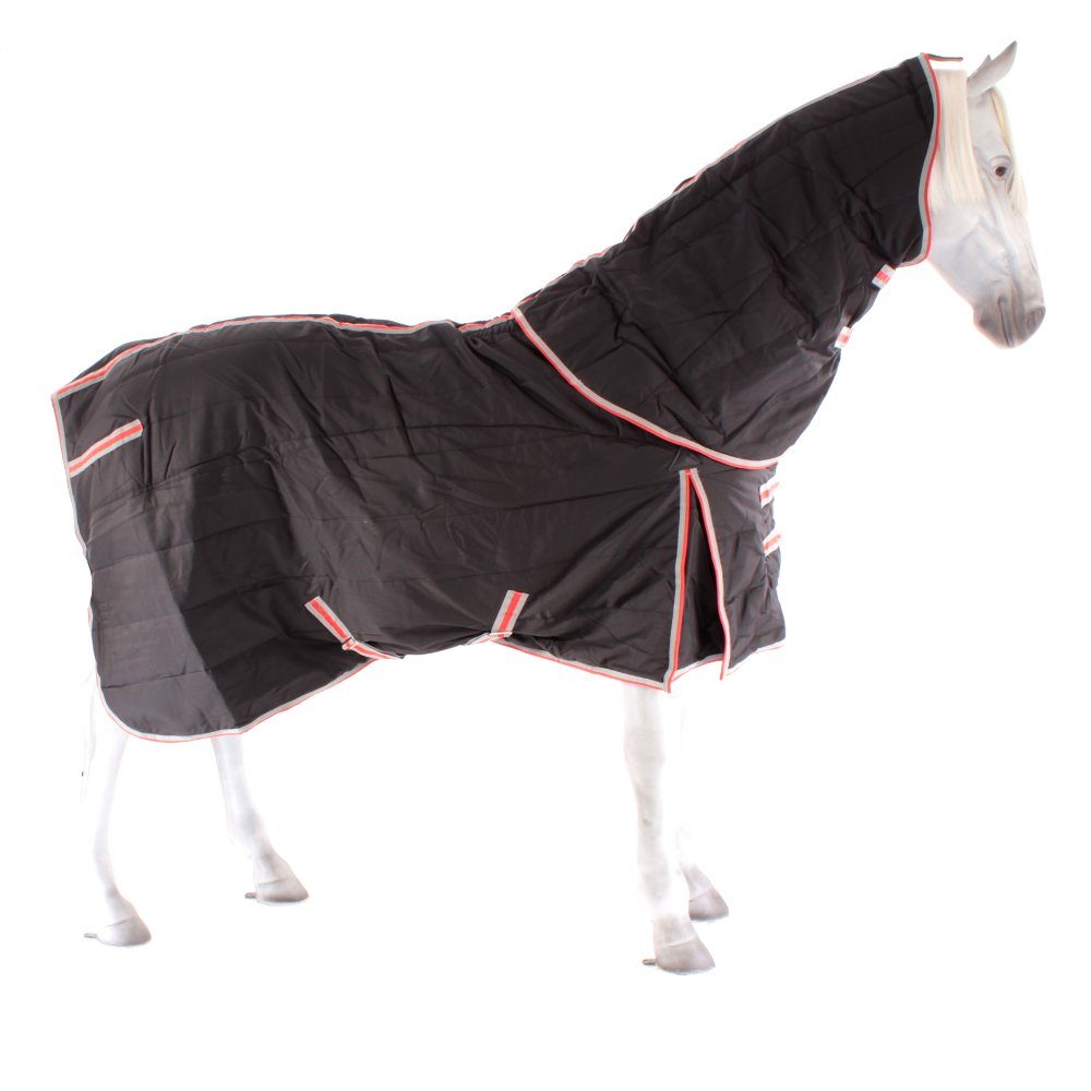 WeatherBeeta Pferde-Stalldecke Weatherbeeta Comfitec with Therapy-Tec Kanal-Stepp Detach-A-Neck Medium 220g - black/silver/red