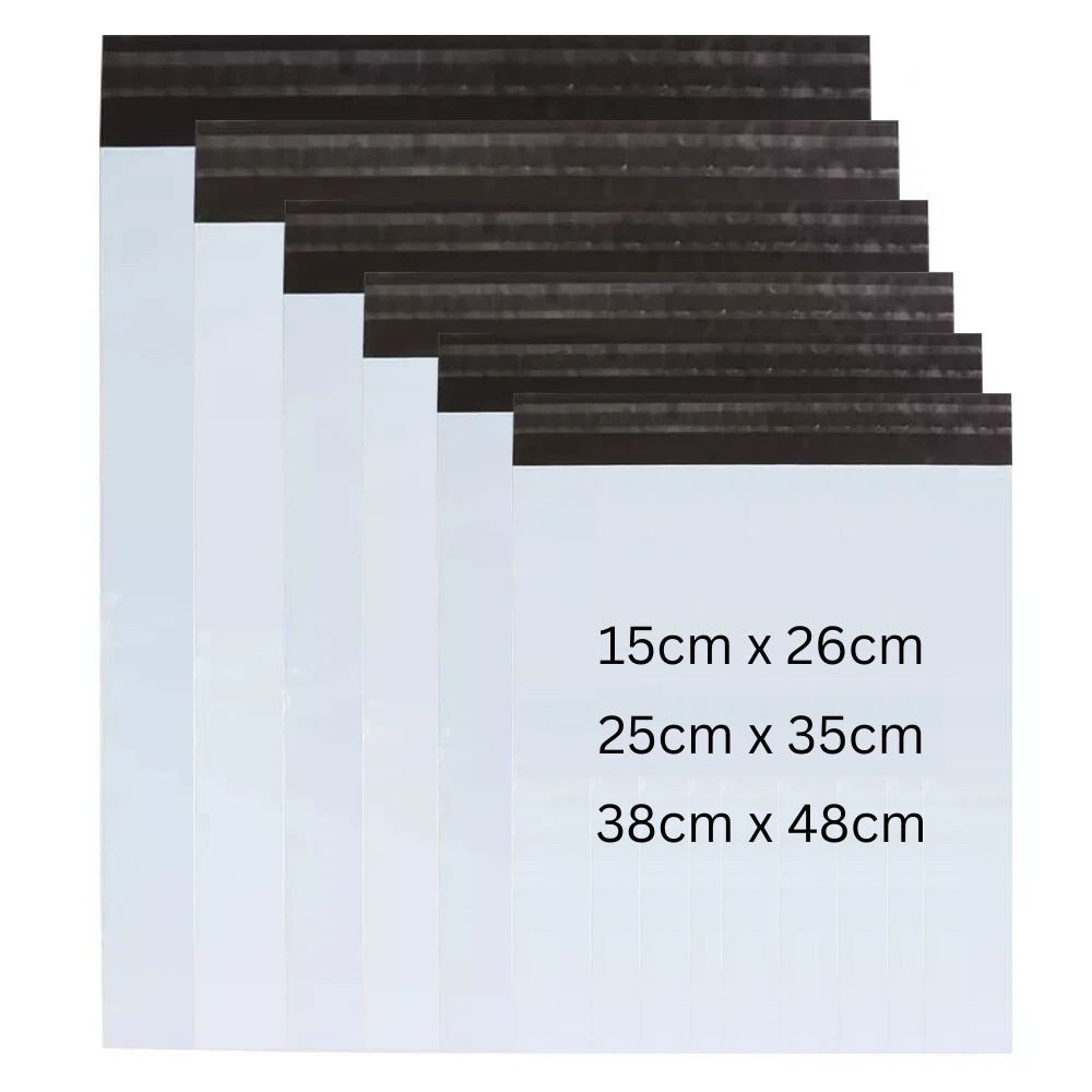 Montegoni Versandtasche Folienversandtaschen Verschiedene Größen Versandbeutel Versandtüten, Erhältlich in verschiedenen Größen, sicheres Verpacken