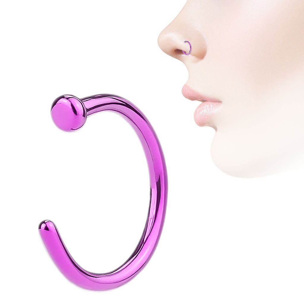 Taffstyle Nasenpiercing Fake Ring Piercing Hoop günstig online kaufen