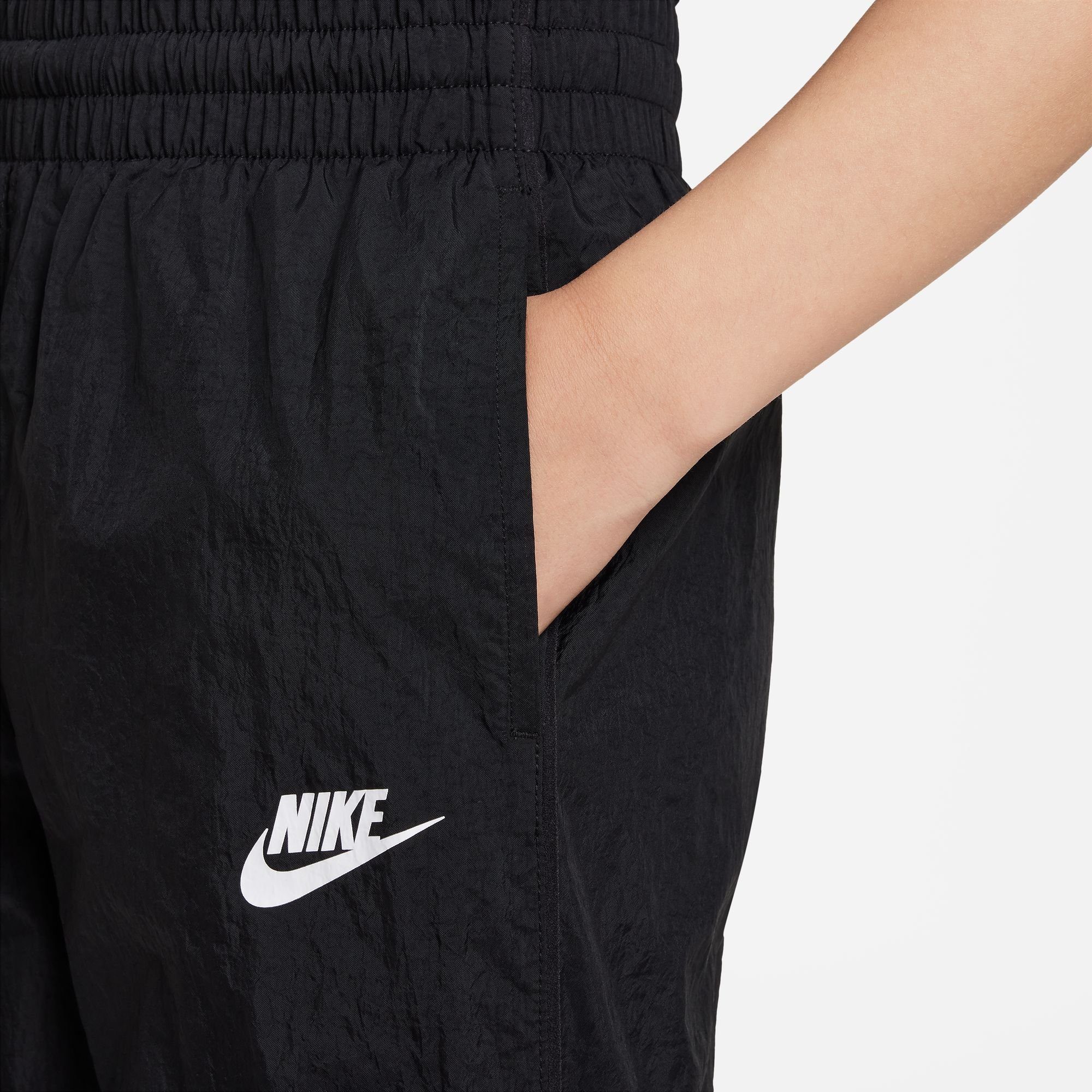 Nike BLACK/BLACK/WHITE Sportswear TRACKSUIT Trainingsanzug BIG KIDS'