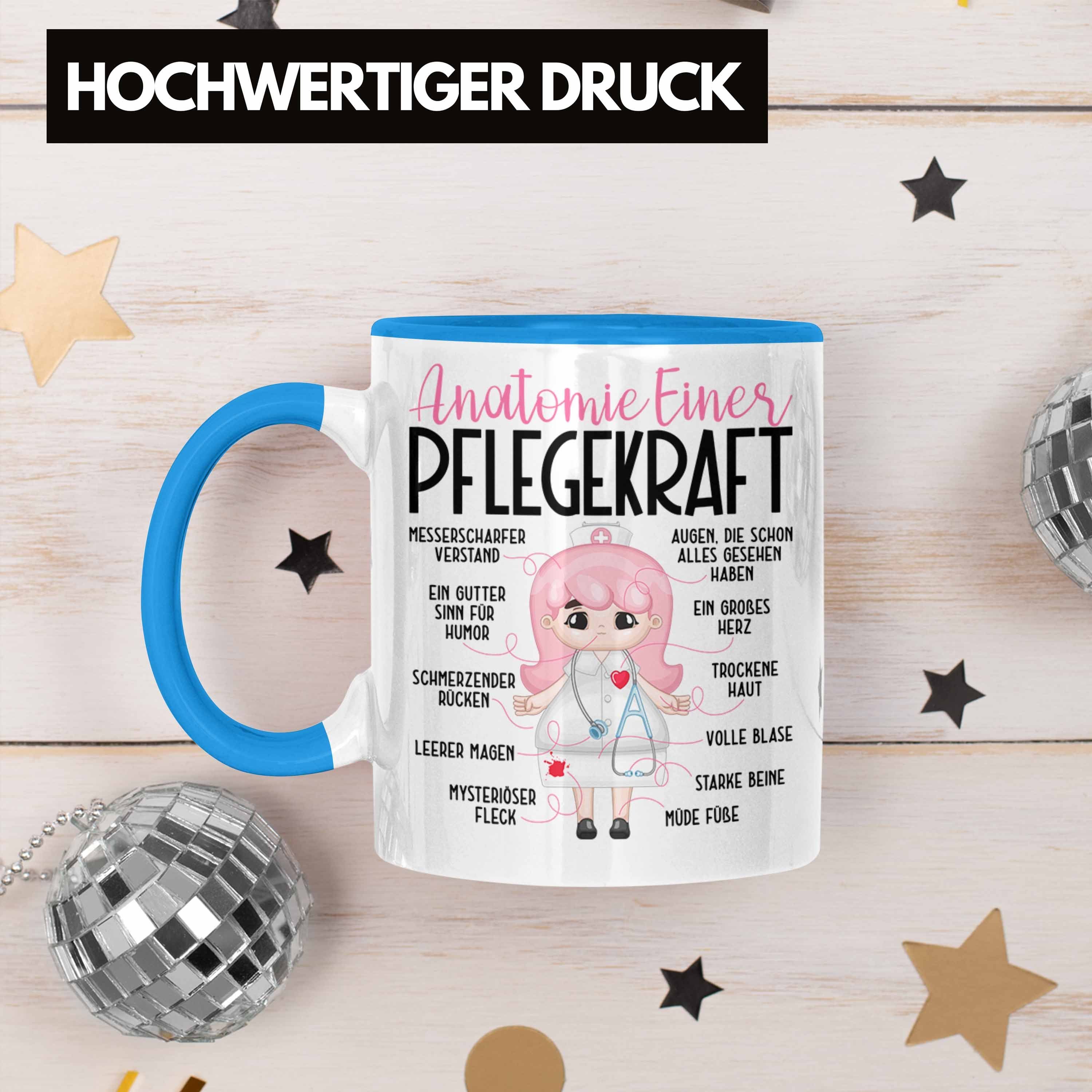 Trendation Tasse Pflegefachkraft Tasse Geschenk Anatomie Einer Pflege Frauen Pflegerin