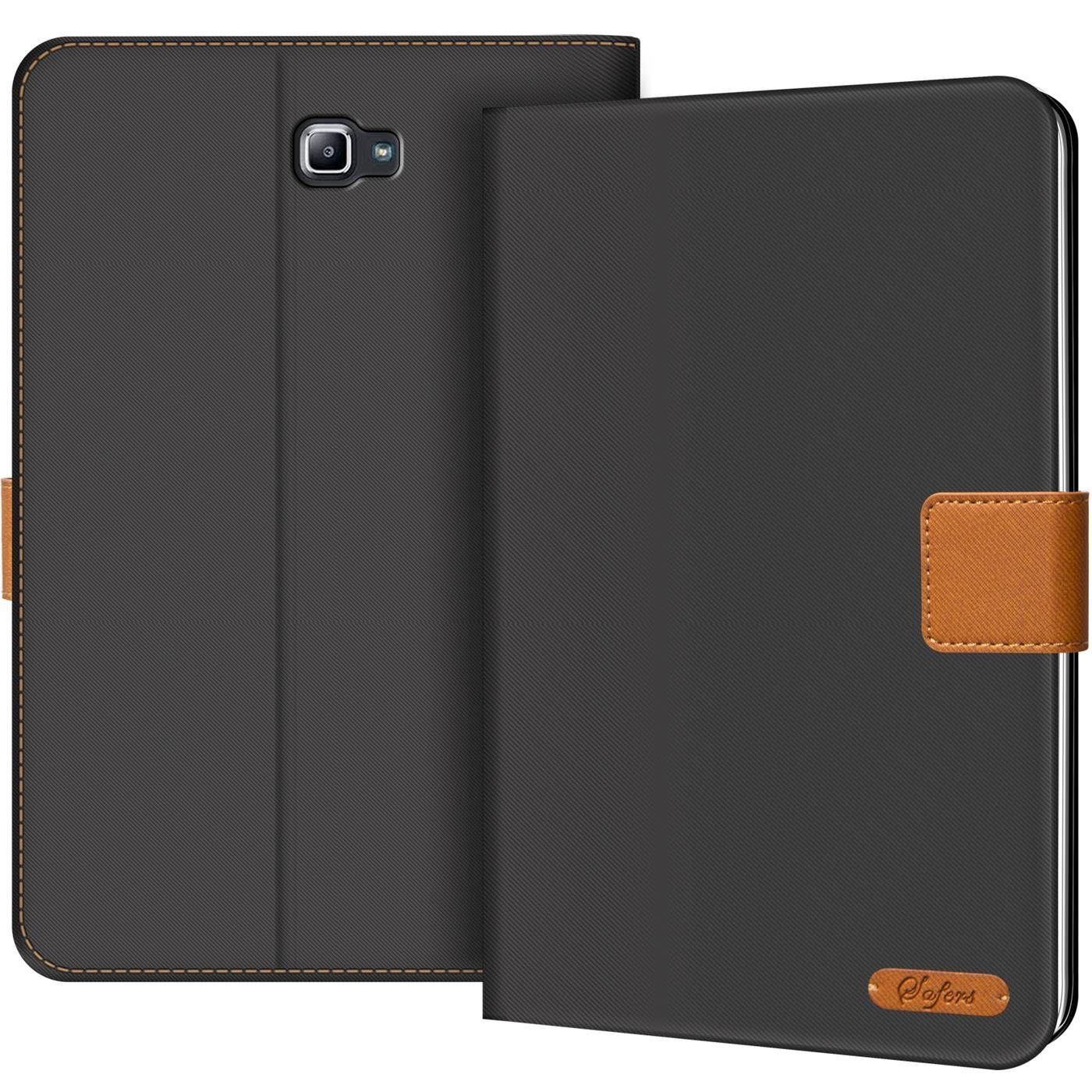 CoolGadget Tablet-Hülle Book Case Tablet Tasche Für Samsung Galaxy Tab A 10.1 (2016) 25,7 cm (10,1 Zoll), Hülle Klapphülle Cover Samsung Tab A 10.1 (T580/T585) Schutzhülle