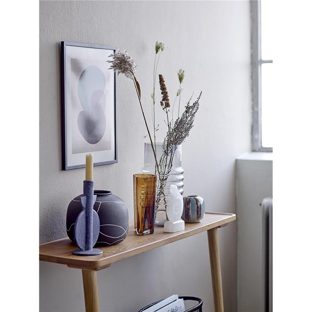 Bloomingville Dekovase Niza Schwarz, Terrakotta Blumenvase günstig online kaufen
