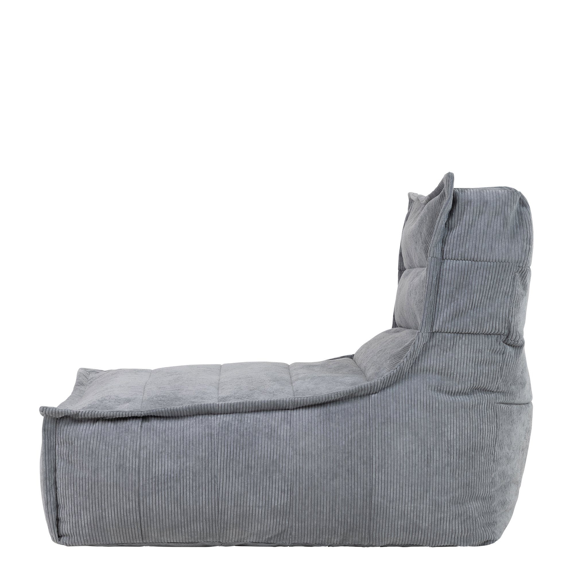 grau Sitzsack Sitzsack-Liege aus icon „“ Cord
