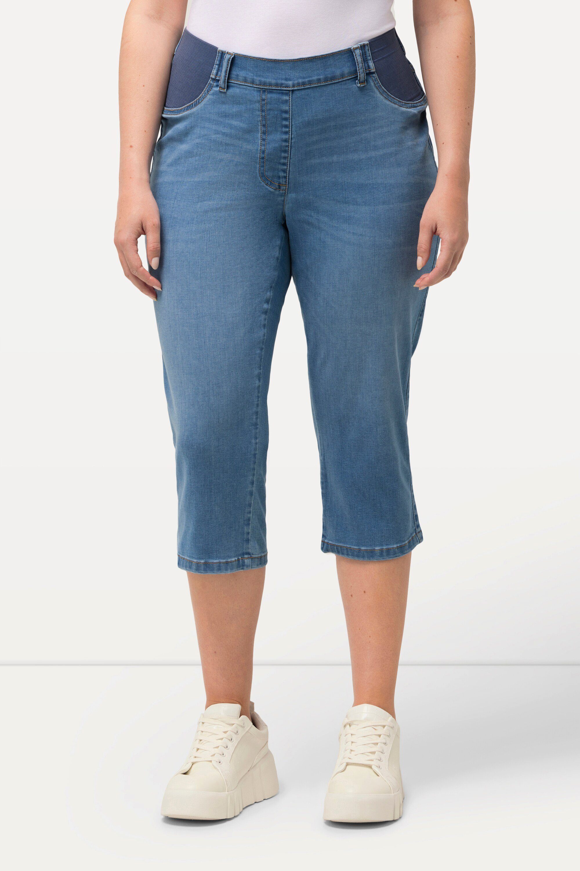 Ulla Popken 5-Pocket-Jeans Capri-Jeans Sienna schmales günstig online kaufen