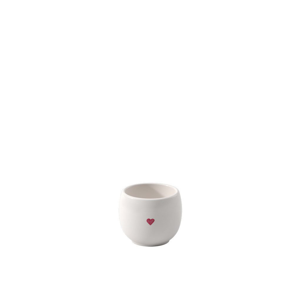 like. by Villeroy & Boch Eierbecher With Love Eierbecher 5,5x5,5x4,5cm, (1-tlg), Premium Porcelain, 1 Stck, mikrow.- & spülm.sicher