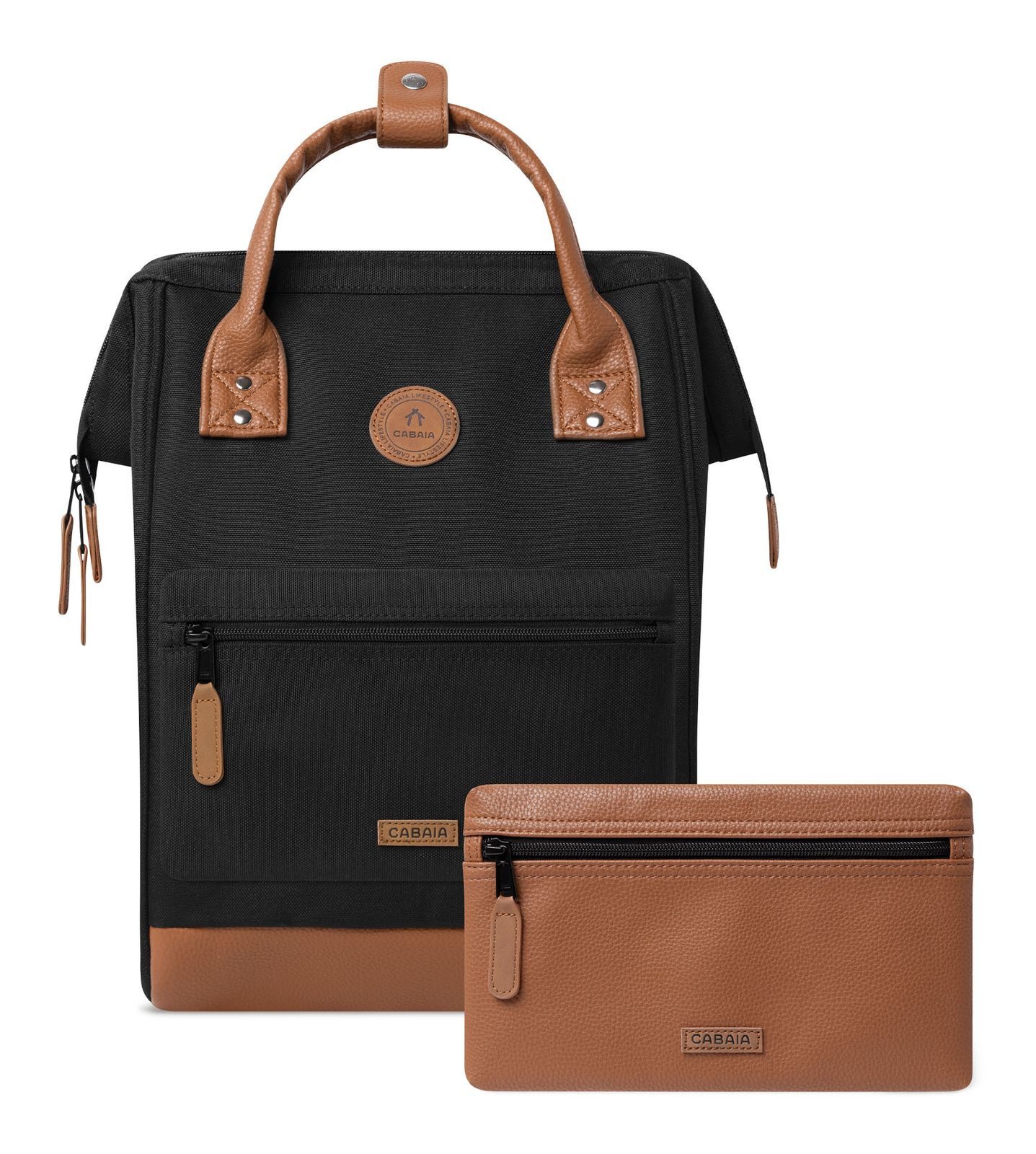 CABAIA Rucksack Essentials Backpack (Set, 3-tlg)