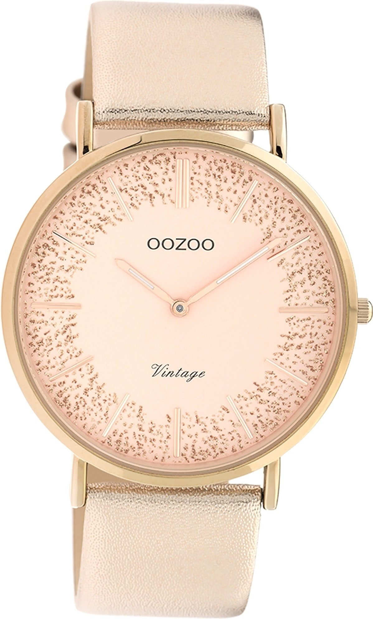 OOZOO Quarzuhr Oozoo Damen Armbanduhr roségold Analog, (Analoguhr), Damenuh günstig online kaufen
