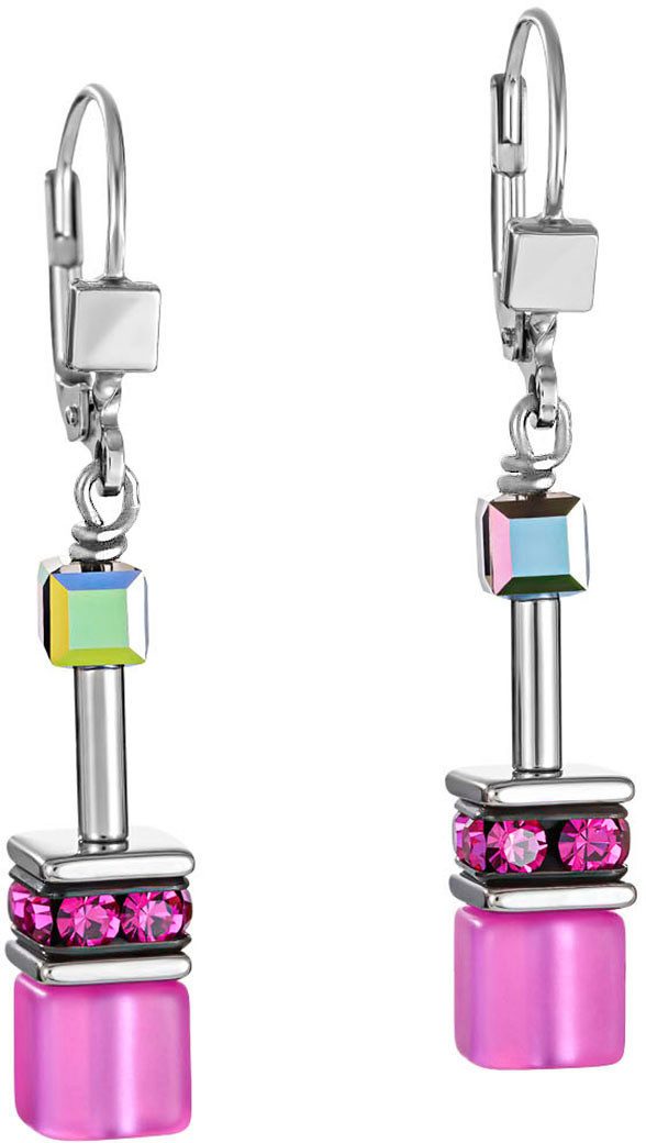 COEUR DE LION Paar Ohrhänger Schmuck Geschenk Edelstahl GeoCUBE® Iconic Fes günstig online kaufen