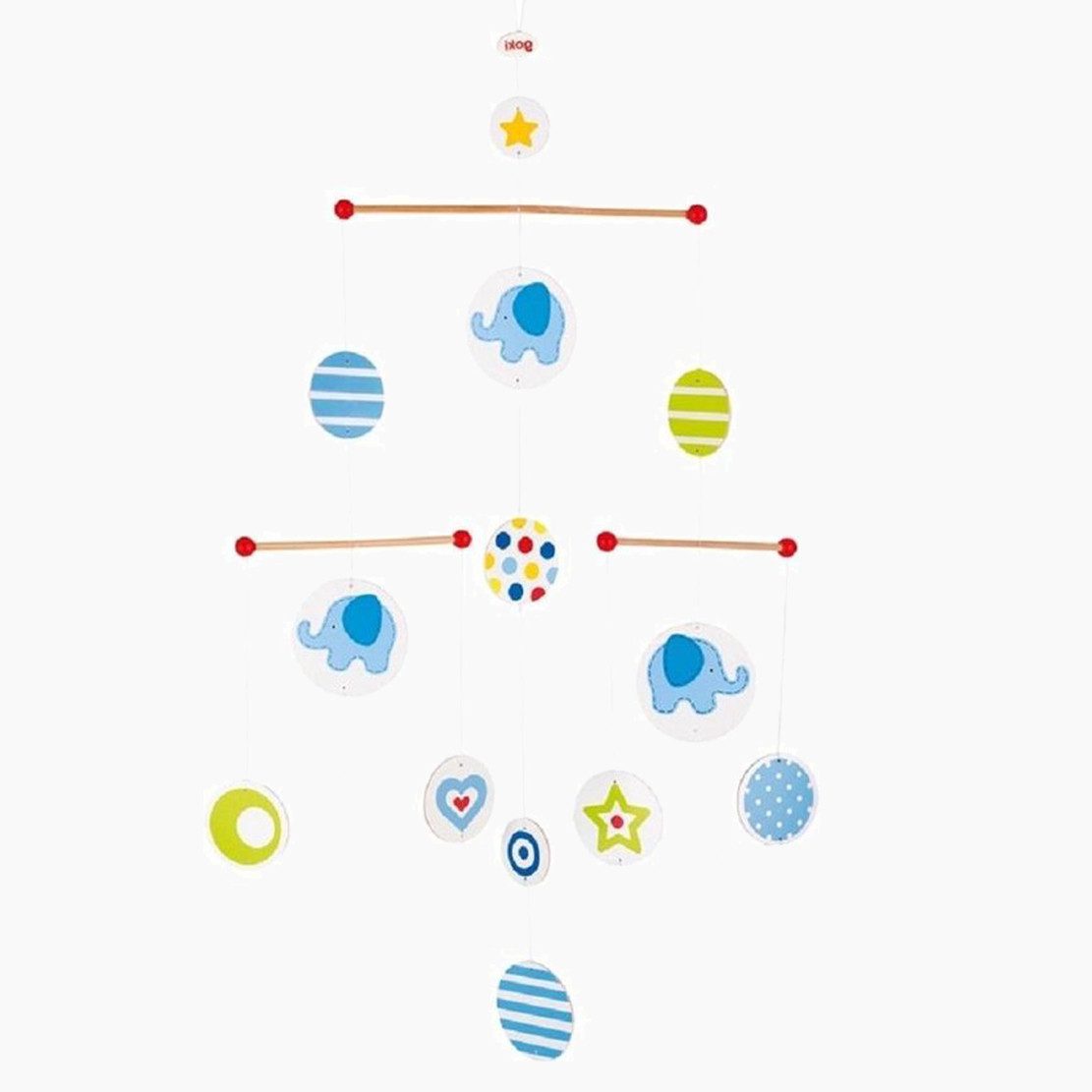 goki Mobile Mobile - Mein kleiner Elefant, (packung, 1-tlg., spar set), Süße Träume für dein Baby