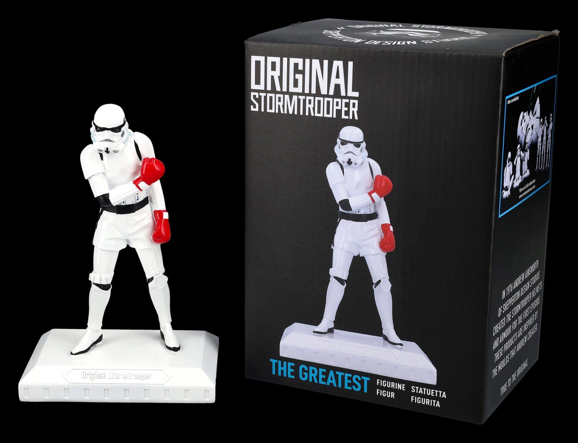 Figuren Shop GmbH Dekofigur Stormtrooper Boxer Figur - The Greatest - Merchandise Sci-Fi Dekofigur