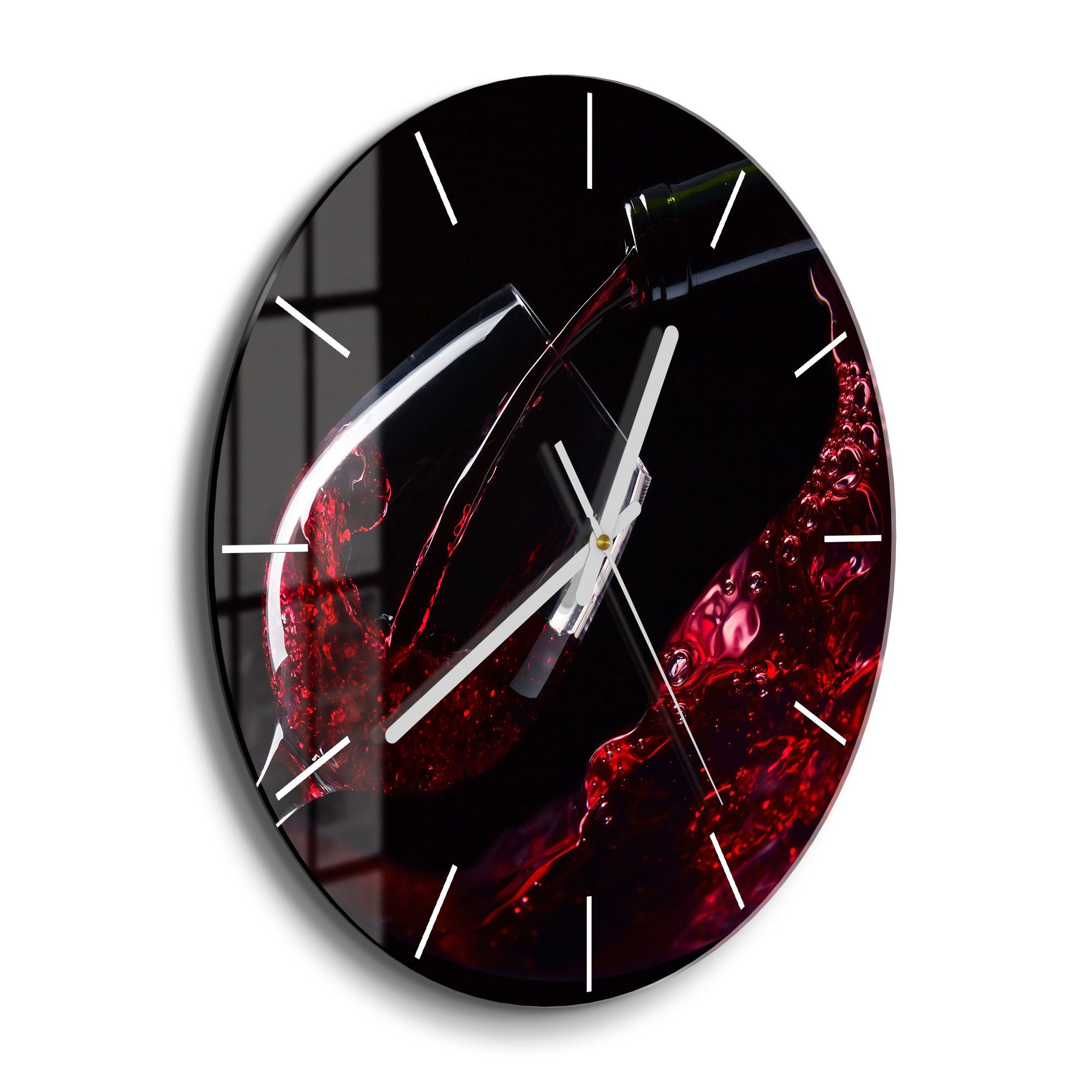 DEQORI Wanduhr 'Tanz der Tropfen' (Glas günstig online kaufen