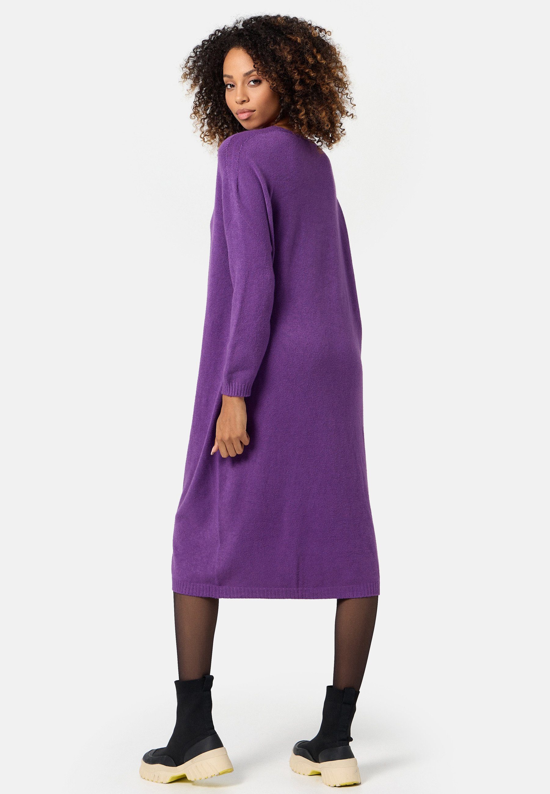 Rayshyne Strickkleid PM72 (Elegantes Strickkleid in 3/4 Länge)
