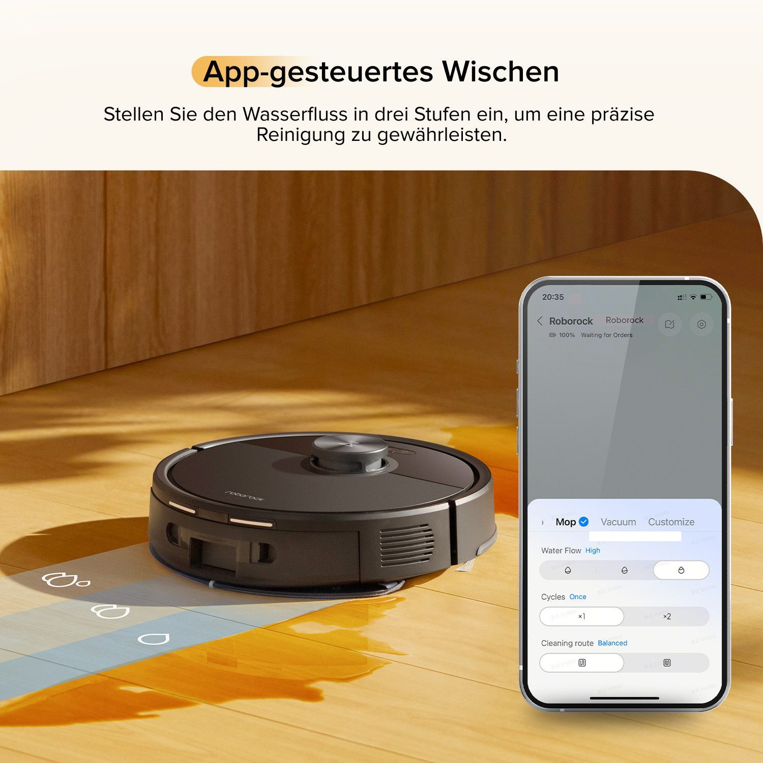 Roborock Saugroboter Q7 L5/Q7 M5,8000 Pa/10000Pa(Upgrade von Q5 Pro), Einstiegsleistung, Perfekt für Haustierbesitzer, Dual Anti-Tangle System,Präzise Navigation, App-Steuerung schwarz