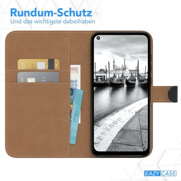 EAZY CASE Handyhülle Uni Bookstyle für Redmi Note 9 / Redmi 10X 4G 6,53 Zoll, Schutzhülle mit Standfunktion Kartenfach Handytasche aufklappbar Etui